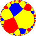 Uniform tiling of hyperbolic plane, 6x6x∞o. Generated by Python code at User:Tamfang/programs.