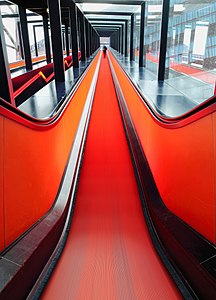 Escalator, Zeche Zollverein, Essen