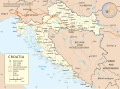 Map of Croatia from The Cartographic Section of the United Nations in 2006.