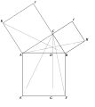 Euclid's proof of Pythagorean theorem by congruence