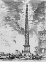 Piranesi, Giovanni Battista:Obelisco, incisione