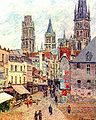 Camille Pissarro: Rouen, Rue de l'Épicerie, 1898