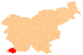 Location of the municipality