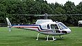 AS350BA (D-HHTL) used for parachutists during World Games 2005, Germany for the parachuting-competitions