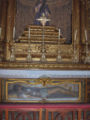 Side chapel with tomb