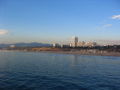 Santa Monica beach, taken from the pier.