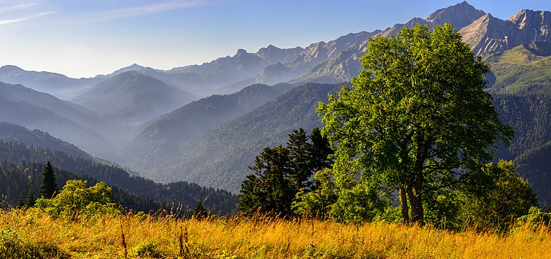 Aishkho Pass, Caucasus Nature Reserve, Krasnodar Krai, by Илья Бунин