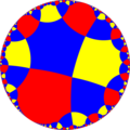 Uniform tiling of hyperbolic plane, 3x7o∞x. Generated by Python code at User:Tamfang/programs.