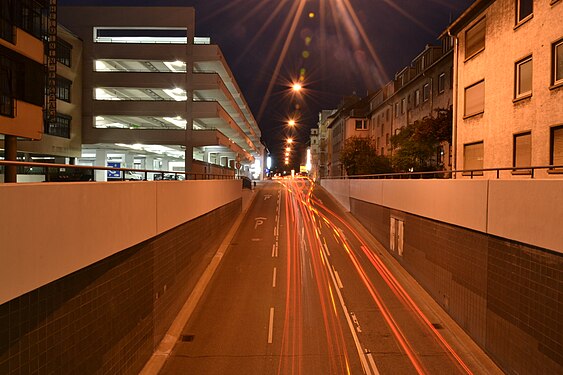 Exit of Darmstadt's citytunnel.