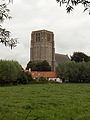 Damme, deelgemeente Oostkerke, Sint-Kwintenskerk (13e eeuw; verwoest in 1944, nadien herbouwd)