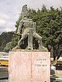 statue of the last Quiché-Maya ruler, Tecún Umán. (Quetzaltenango, Guatemala)