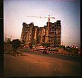 A building being constructed, Bangalore