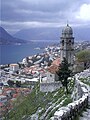 View of Kotor from surrounding hills.