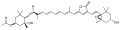 peridinin, a pigment that participates in photosynthesis