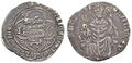 Galeazzo e Bernabò Visconti (1355-1378): AR Grosso o Bissona (2.50 g).