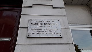 Maurice Duruflé plaque.jpg