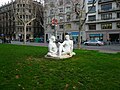 This is a photo of public art indexed in the cataloge Art Públic of Barcelona (Spain) under the code number 6010-1 (prefixed with territorial id: 08019/6010-1)