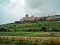 Mdina photographed from the countryside below