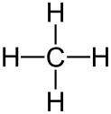 Methane.Structural formula.V1.svg