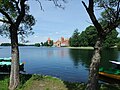 Deutsch: Inselburg Trakai vom Festland aus gesehen English: Trakai island castle seen from mainland