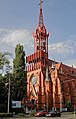 English: St.Elisabeth the Hungarian church, Grabiszyńska street Polski: kościół św. Elżbiety Węgierskiej, ul.Grabiszyńska