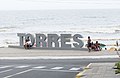 * Nomination Sign in Torres, Brazil --Ezarate 21:01, 9 January 2019 (UTC) * Decline Tilted and slightly overexposed. Mostly, though, in this case the people in front of the sign are disturbing since they block the subject. --Peulle 22:06, 10 January 2019 (UTC)