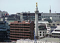 The Monument from the high-level walkway on Tower Bridge (London)