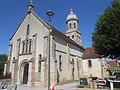 * Nomination Eglise de Beaune-d'Allier (Bourbonnais, France). --Vida Nova 12:12, 8 April 2023 (UTC) * Decline  Oppose Sorry, but I see multiple issues: low level of detail, insufficient DoF, cropped statue on the top of the roof, perspective problem. --LexKurochkin 10:43, 8 April 2023 (UTC)