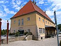 Marktbreit, Lagerhaus am Main, erbaut 1754, 1951 weitgehend erneuert