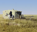 Nazar Magomet, a local inhabitant in Mirzacho'l