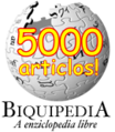 Aragonés: Bi ha 5.000 articlos en a Biquipedia.