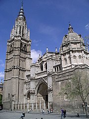 Facade and tower.