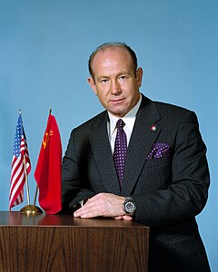 Alexei Leonov in April 1974, the year before the launch of Apollo–Soyuz Test Project