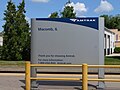 Amtrak Station Sign for Macomb, Illinois