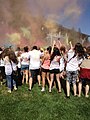 Holi celebrations at Sonoma State University in March 2015