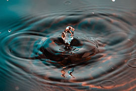 Impact of water drop