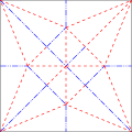 Illustration of Maekawas Theorem number of valley's and folds differs by 2 at a point