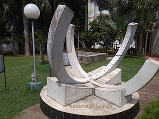 This sun dial is in very worst condition at pathani samanta planetarium-Bhubaneswar, Odisha