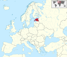 Map of Estonia