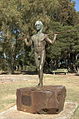 Statue of Yagan on Heirisson Island, Perth