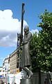 Heine-Denkmal von Hugo Lederer am Rathausmarkt