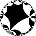 Isohedral tiling of hyperbolic plane.