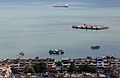 * Nomination Timber raft off the harbour of Bandar Leila at Sandakan Bay --Cccefalon 12:19, 28 January 2014 (UTC) * Promotion Top crop is improvable but ok overall --Poco a poco 19:09, 28 January 2014 (UTC)