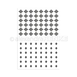 Renke, Clear Stamp  BLATT-MUSTER