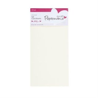 Papermania, DIN lang Karten/Umschl�ge Packung - creme