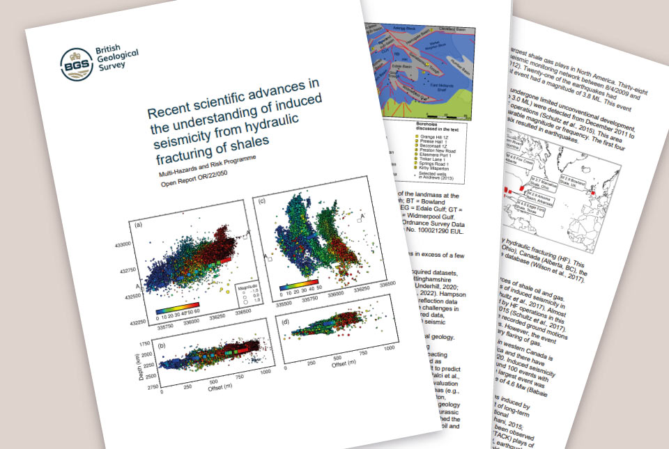 Recent scientific advances in the understanding of induced seismicity from hydraulic fracturing of shales