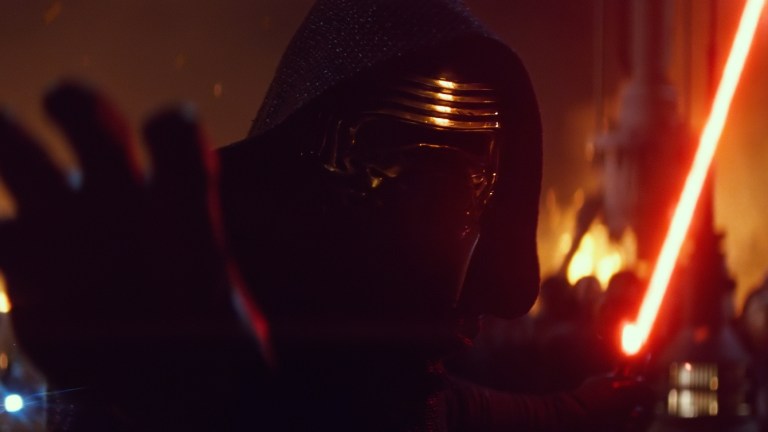 Kylo Ren in Star Wars: The Force Awakens