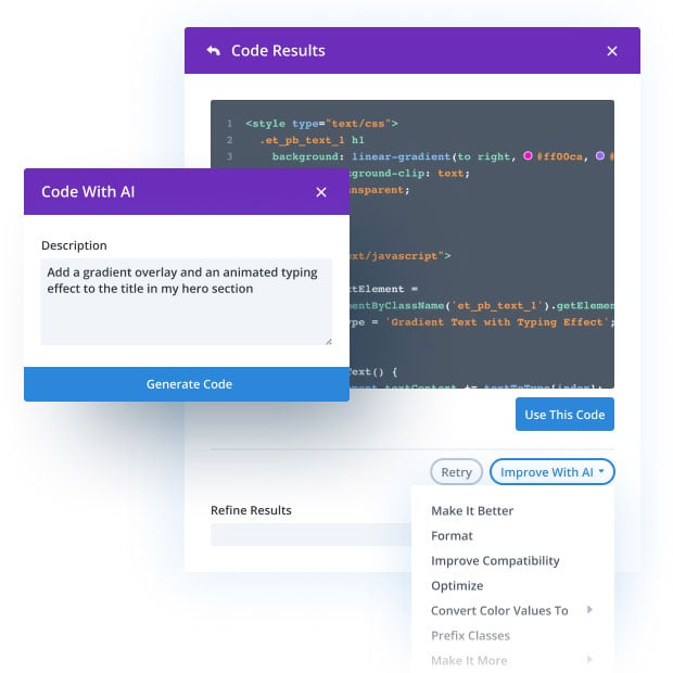 Divi AI Code Module