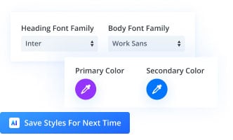 Define & Store Custom AI Styles