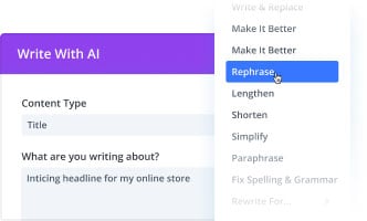 Write And Refine Text With Divi AI